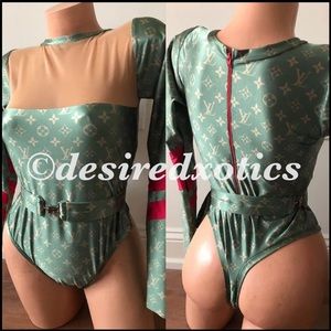 Custom LV Exotic Bodysuit